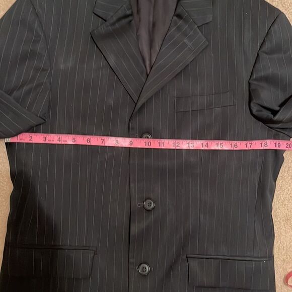 Museo ruffini italy black pinstripe blazer/Sports coat - Picture 2 of 14